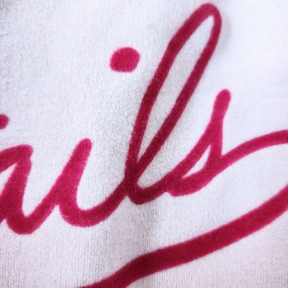 Wildfox But First Cocktails Pink Sweatshirt Cutoff Sleeves Women's Medium - Picture 6 of 6